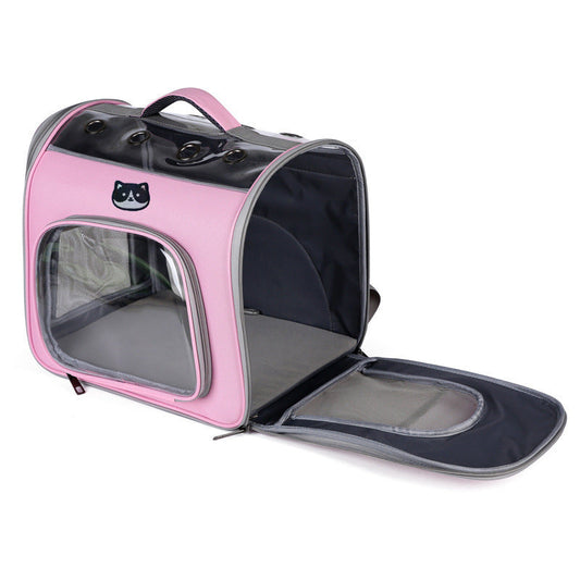 KFX-1547325 Spacious Breathable Portable Pet Bag - Solid Color Options Available