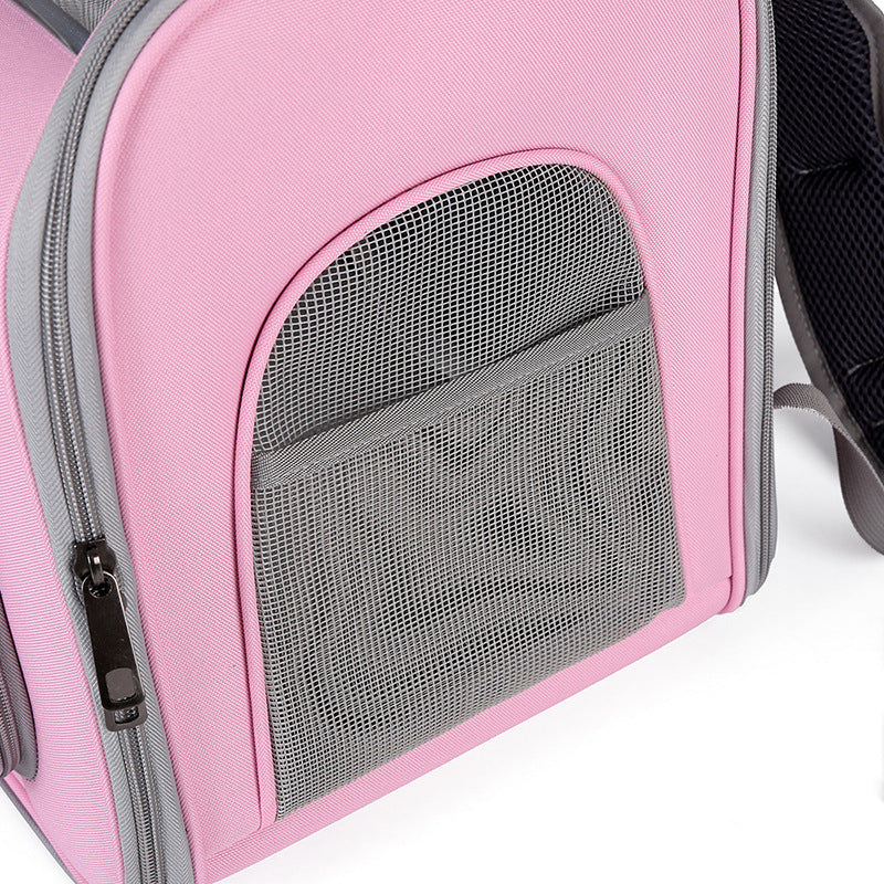 KFX-1547325 Spacious Breathable Portable Pet Bag - Solid Color Options Available