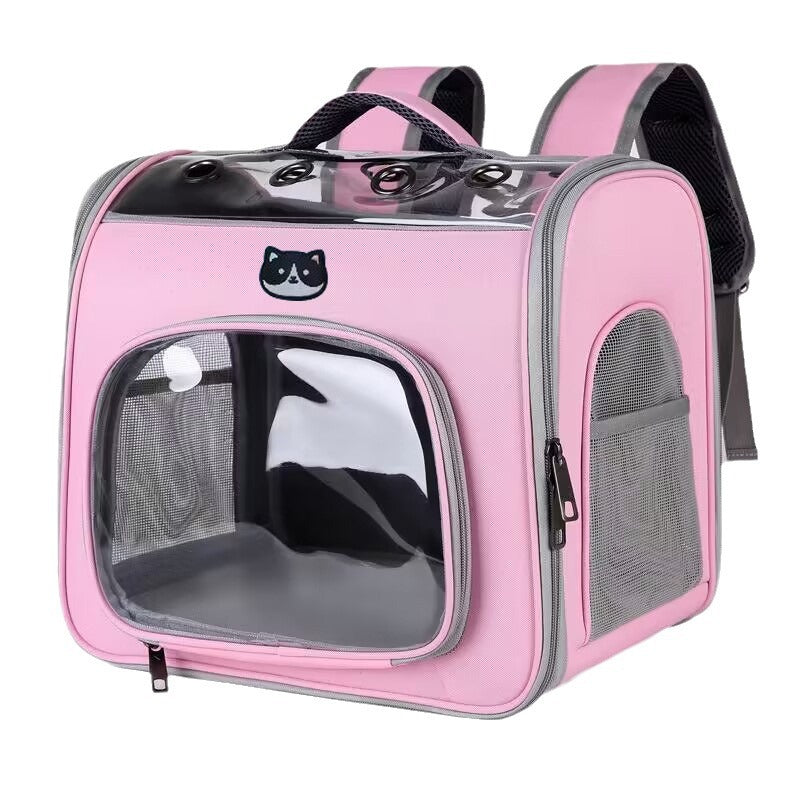 KFX-1547325 Spacious Breathable Portable Pet Bag - Solid Color Options Available