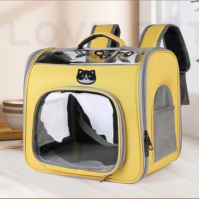 KFX-1547325 Spacious Breathable Portable Pet Bag - Solid Color Options Available