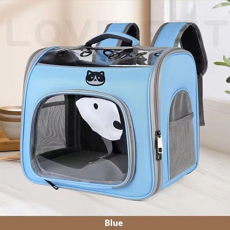 KFX-1547325 Spacious Breathable Portable Pet Bag - Solid Color Options Available