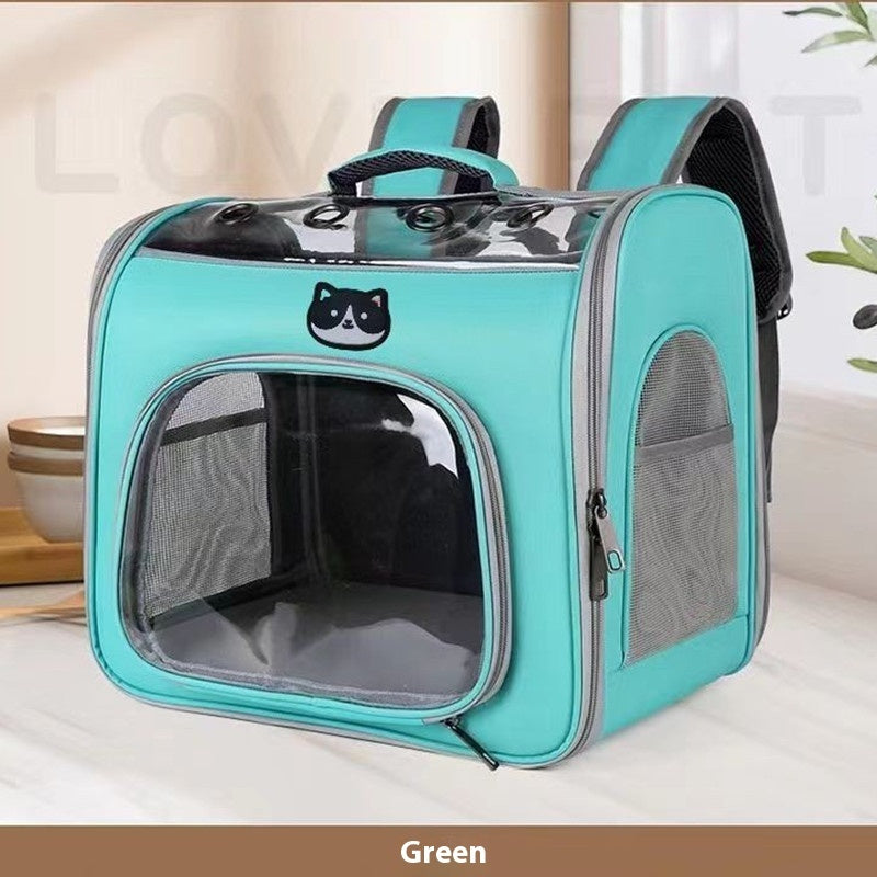 KFX-1547325 Spacious Breathable Portable Pet Bag - Solid Color Options Available