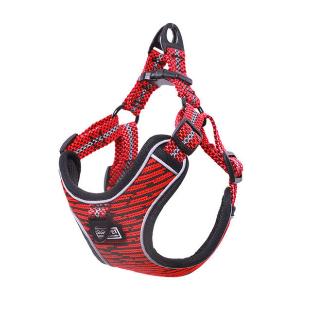 KFX-1550141 Reflective Safety Chest Strap Vest for Pets – Adjustable and Durable Design