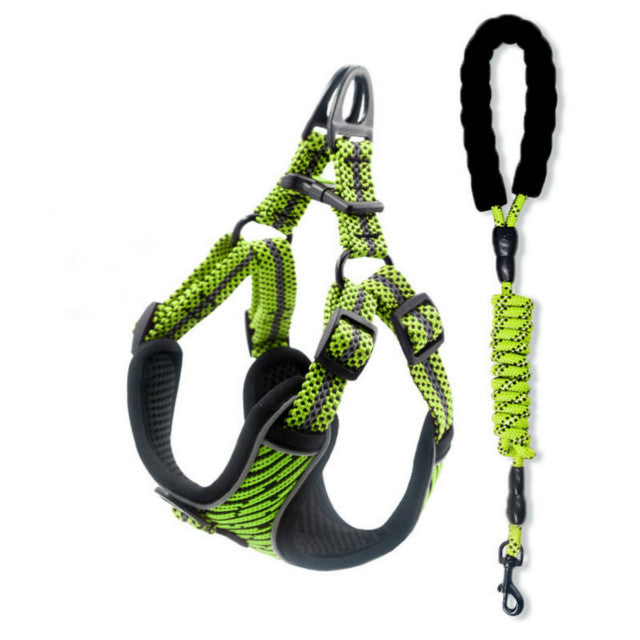KFX-1550141 Reflective Safety Chest Strap Vest for Pets – Adjustable and Durable Design