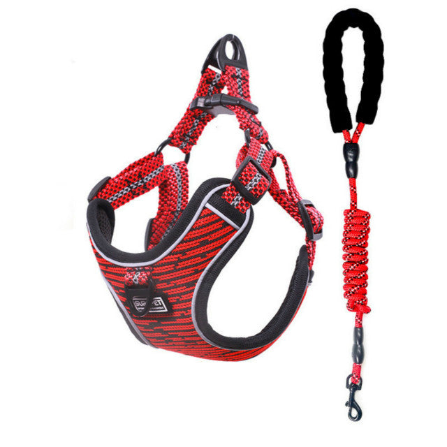 KFX-1550141 Reflective Safety Chest Strap Vest for Pets – Adjustable and Durable Design