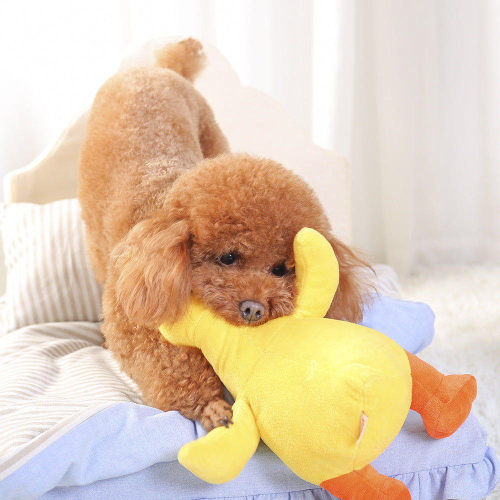 KFX-1550525 Plush Dog Toy with Sound for Engaging Play and Comfort