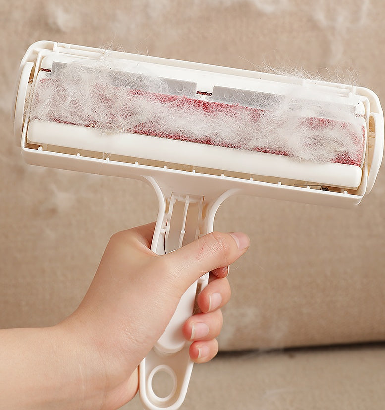 KFX-1552445 Pet Hair Processor with Automatic Hair Removal and Two-Way Bristles for Easy Cleaning of Carpets and Sofas
