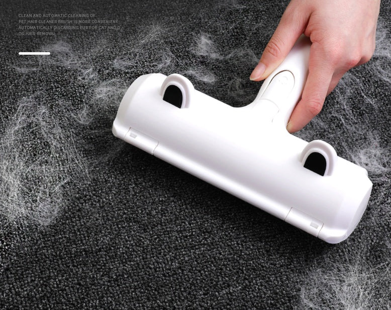 KFX-1552445 Pet Hair Processor with Automatic Hair Removal and Two-Way Bristles for Easy Cleaning of Carpets and Sofas