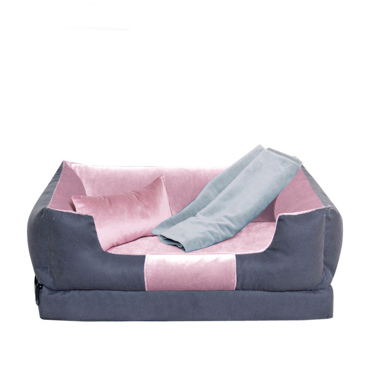 KFX-1556669 Non-Stick Washable Plush Dog Mattress - Warm, Bite & Scratch Resistant, Multiple Sizes Available