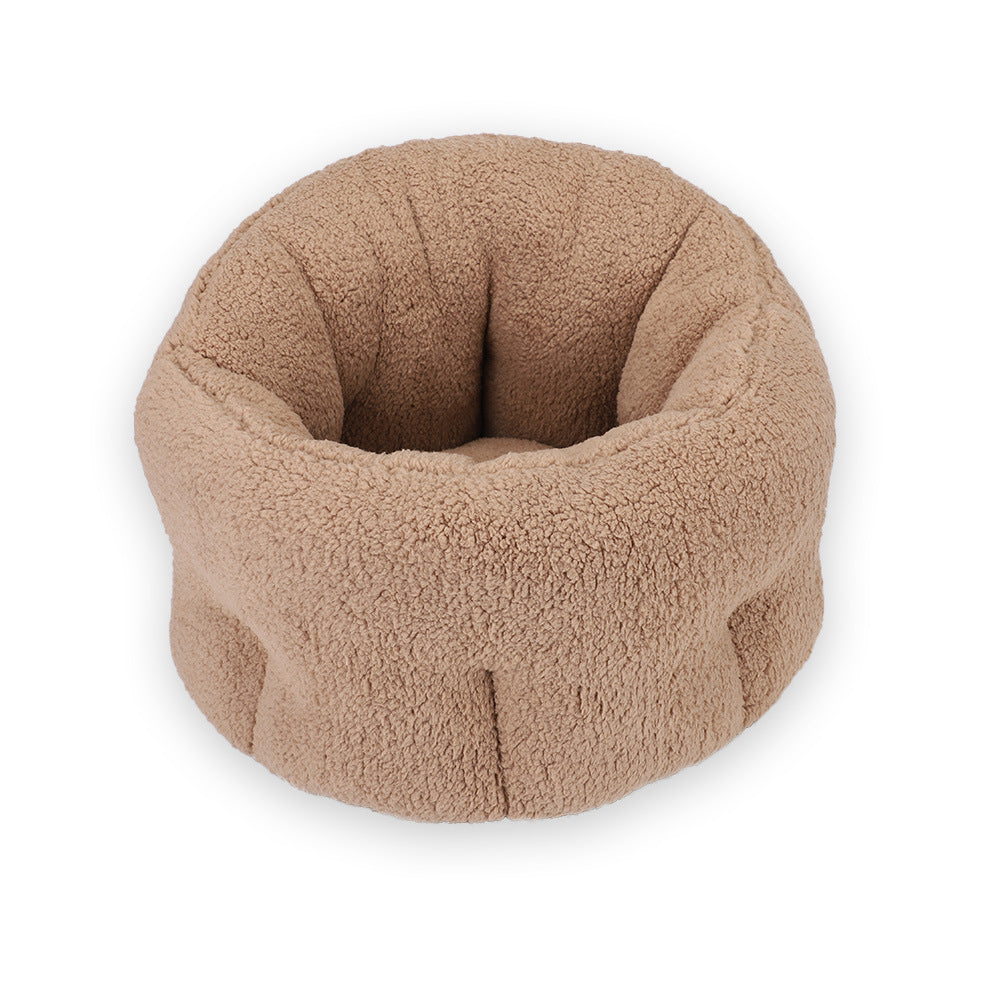 KFX-1558461 Cozy Cotton Lint Pet Bed for Dogs and Cats, Washable Indoor Dog Sofa, Soft Plush Design