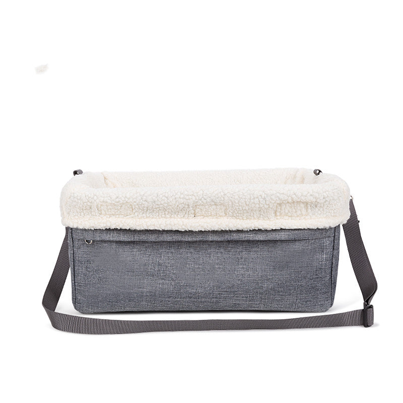 KFX-1558845 Universal Pet Car Pad - Anti-Escape, Durable Nylon Oxford Cloth, Size 39cm x 30cm x 19cm