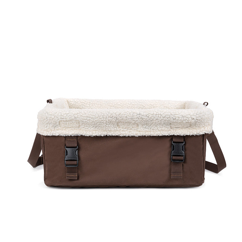 KFX-1558845 Universal Pet Car Pad - Anti-Escape, Durable Nylon Oxford Cloth, Size 39cm x 30cm x 19cm