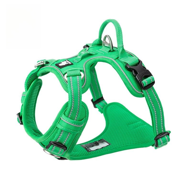 KFX-1561661 Durable Nylon Chest Strap with Traction Rope for Dogs in Multiple Colors