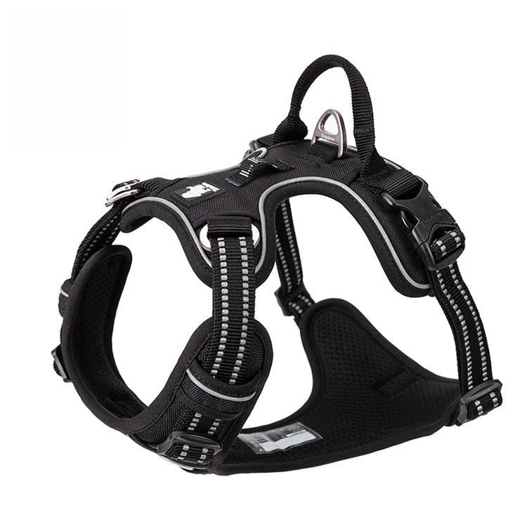 KFX-1561661 Durable Nylon Chest Strap with Traction Rope for Dogs in Multiple Colors