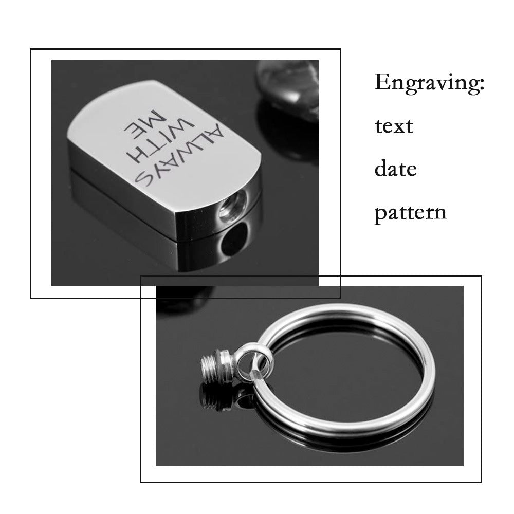 KFX-1564989 Stainless Steel Perfume Bottle Pendant for Aromatherapy - My Fur Friend Series