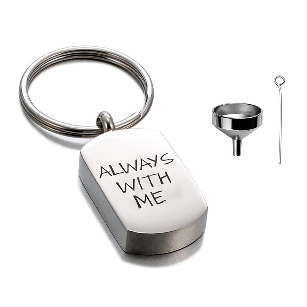 KFX-1564989 Stainless Steel Perfume Bottle Pendant for Aromatherapy - My Fur Friend Series