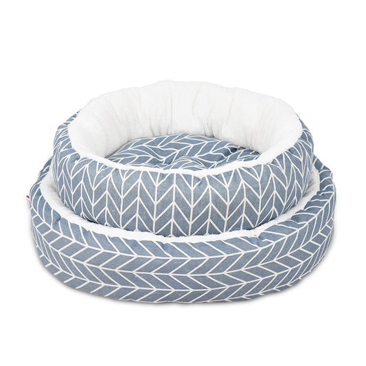 KFX-1566397 Universal Pet Bed Mat in Various Colors - Comfortable Cotton and Linen Fabric