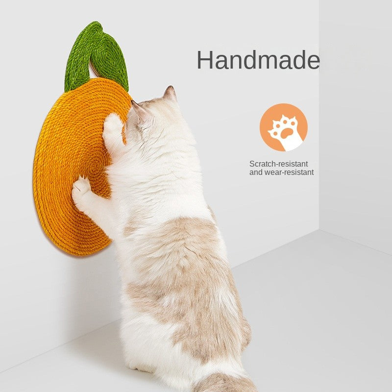 KFX-1568317 Durable Sisal Cat Scratching Board with Suction Cup for Easy Wall Mounting