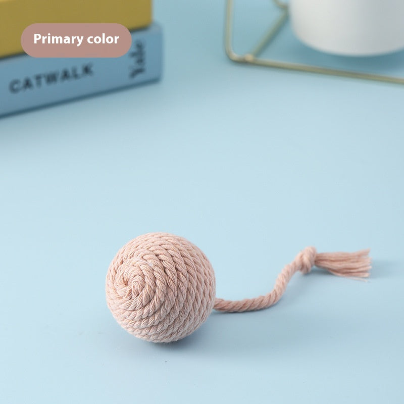 KFX-1570749 Sisal Ball Cat Toy in Vibrant Colors for Engaging Playtime Activities