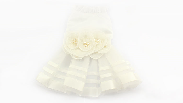 KFX-1574461 Summer Lotus Pond Princess Skirt for Dogs - One-Piece Pet Clothing in Multiple Sizes