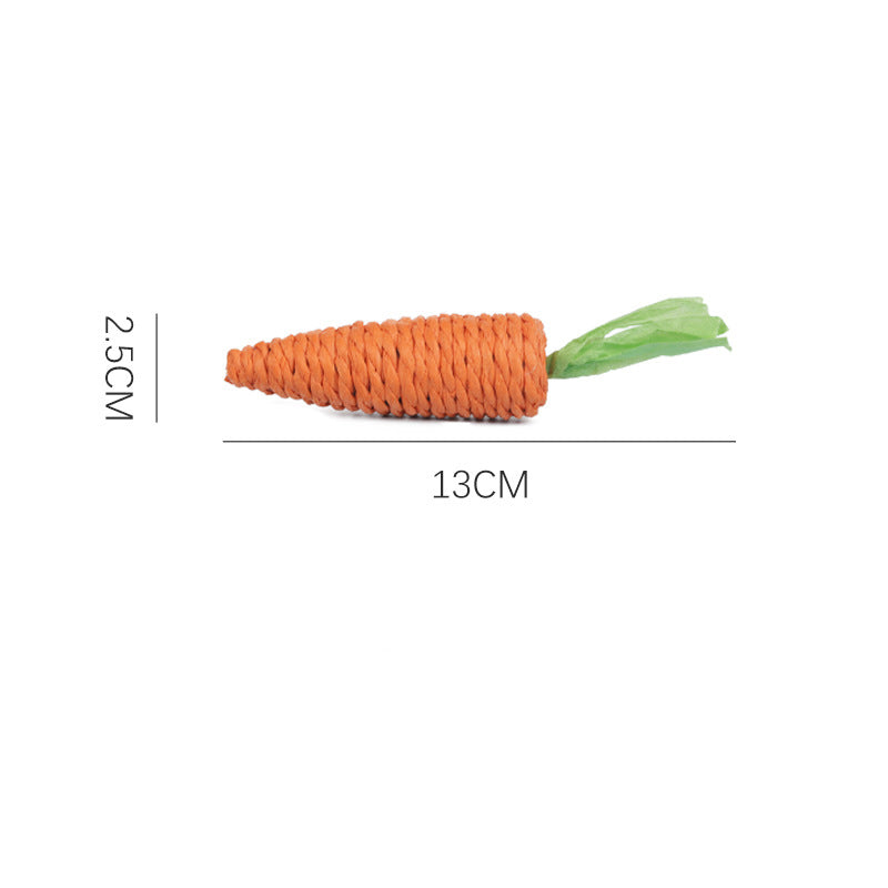 KFX-1575357 Interactive Cat Toys Set with Carrot Bites, Grinding Stick, and Ringing Stones
