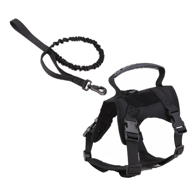 KFX-1577149 Breathable Nylon Chest Harness with Traction Rope for Cats and Dogs