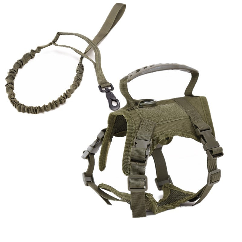 KFX-1577149 Breathable Nylon Chest Harness with Traction Rope for Cats and Dogs