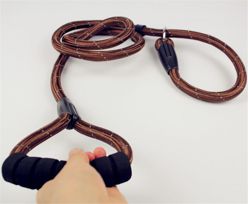 KFX-1577661 Heavy-Duty Chain Dog Leash for Large Dogs, 12mm & 15mm Diameters