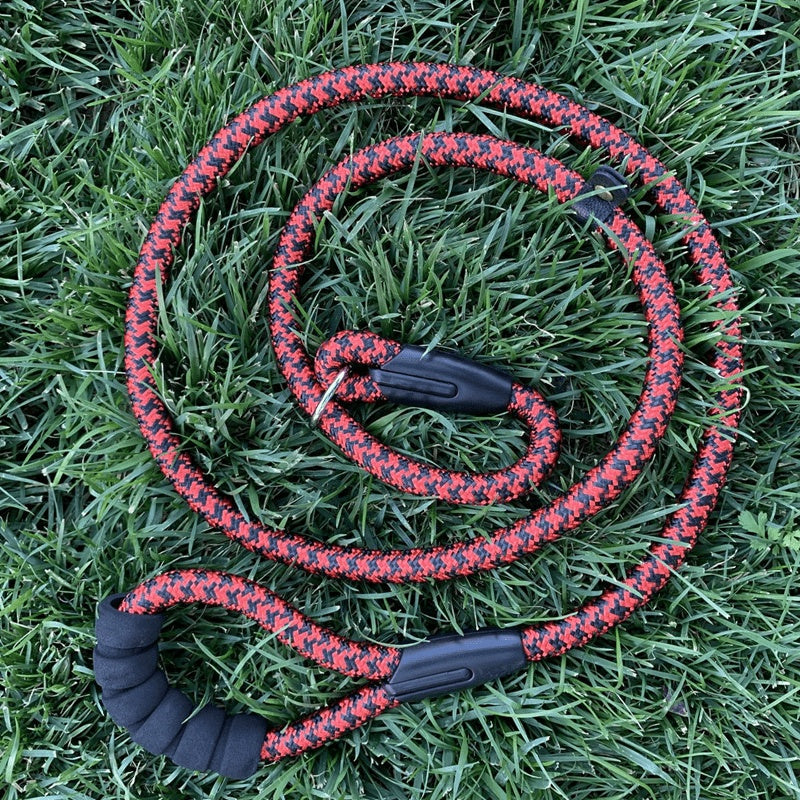 KFX-1577661 Heavy-Duty Chain Dog Leash for Large Dogs, 12mm & 15mm Diameters