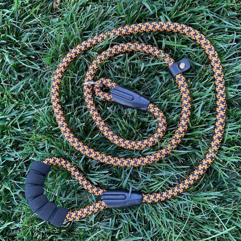 KFX-1577661 Heavy-Duty Chain Dog Leash for Large Dogs, 12mm & 15mm Diameters