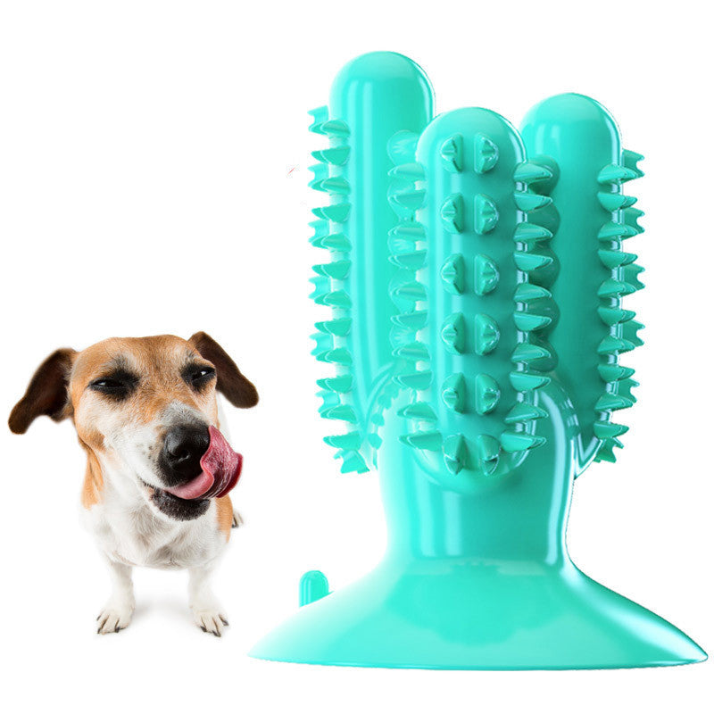 KFX-1578685 Dog Bite Resistant Rubber Teething Stick - Green, Blue, Yellow, 92*92*128cm