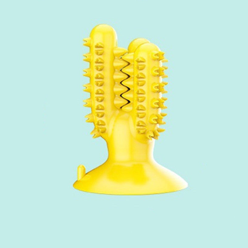 KFX-1578685 Dog Bite Resistant Rubber Teething Stick - Green, Blue, Yellow, 92*92*128cm