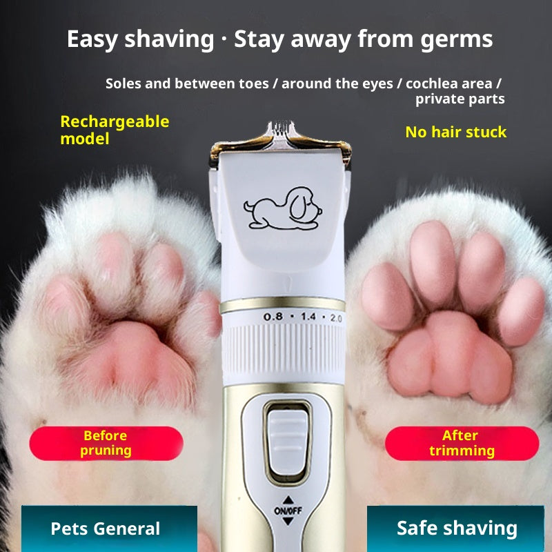 KFX-1579453 High Power Professional Pet Shaver for Dogs and Cats - Includes Spare Blades and Various Attachments