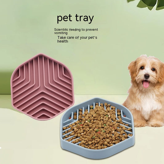 KFX-1579837 Silicone Licking Pad for Pets - Anti-Choke Slow Feeding, Grass Green, Light Blue, Pink