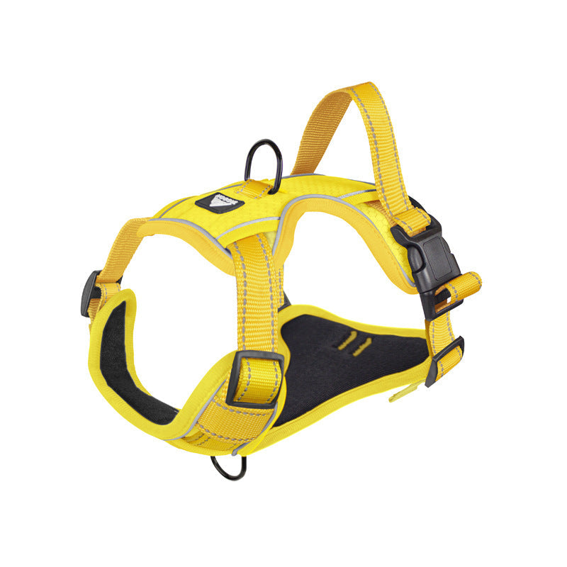KFX-1582909 Reflective Dog Harness with Adjustable Chest Strap and Strong Leash Rope