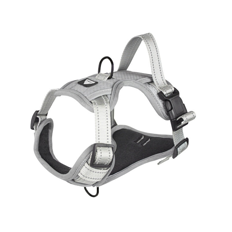 KFX-1582909 Reflective Dog Harness with Adjustable Chest Strap and Strong Leash Rope
