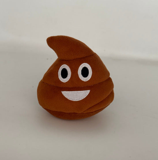 KFX-1583293 Farting Plush Poop Doll Pet Toy with Sound Effects - 12 cm, 70 g