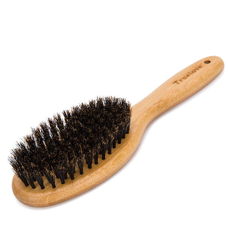 KFX-1585213 Bamboo Handle Pet Comb with Stainless Steel Needles for Dogs and Cats