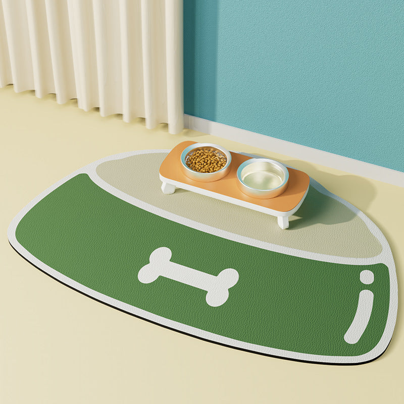 KFX-1585469 Silicone Non-slip Waterproof Pet Feeding Mat for Dogs - Various Sizes and Colors