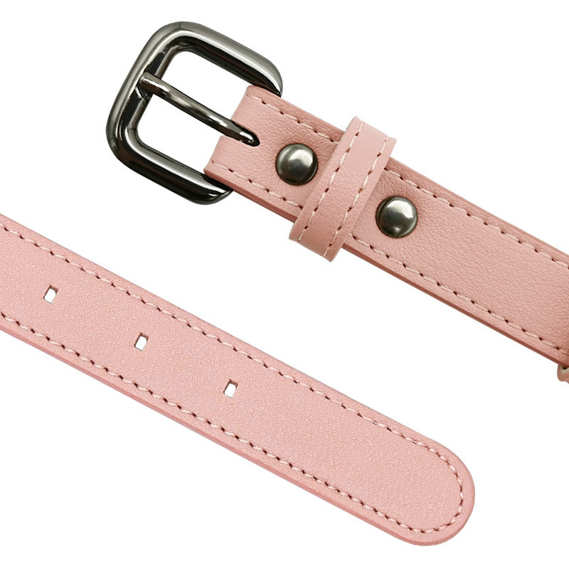 KFX-1585597 Microfiber Dog Positioning Collar in Black, Pink, Brown, Sky Blue, Lake Green - All Seasons, PU Material, Size S & L