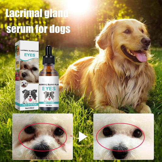 KFX-1586877 Pet External Eye Tear Stain Serum for Cats and Dogs - 20ml Tear Trace Remover