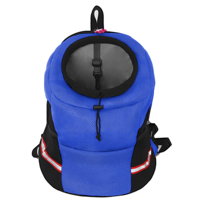 KFX-1591613 Breathable Pet Backpack Chest Bag for Dogs - Medium to Soft Mesh Design in Various Colors