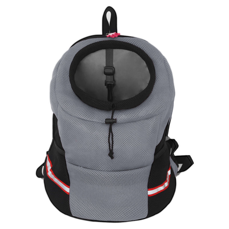 KFX-1591613 Breathable Pet Backpack Chest Bag for Dogs - Medium to Soft Mesh Design in Various Colors