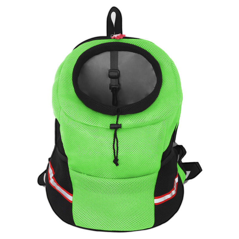 KFX-1591613 Breathable Pet Backpack Chest Bag for Dogs - Medium to Soft Mesh Design in Various Colors