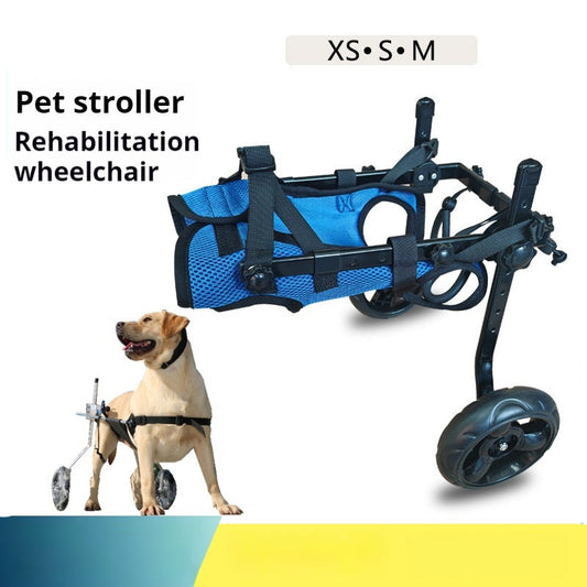 KFX-1594429 Blue Disabled Dog Wheelchair for Mobility Assistance - XS, S, M Sizes Available