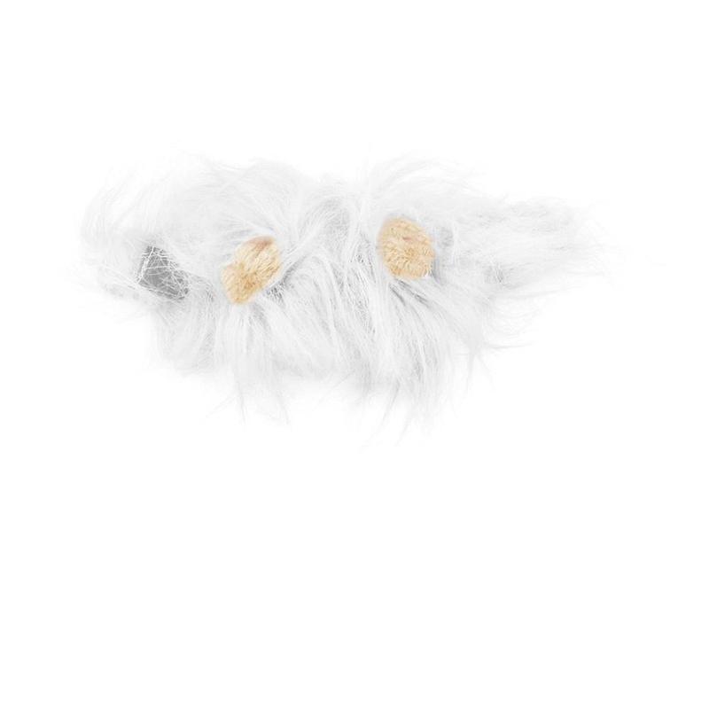 KFX-1599933 Lion Mane Costume Hat for Small Dogs and Cats - Festive Pet Accessory for Halloween and Parties