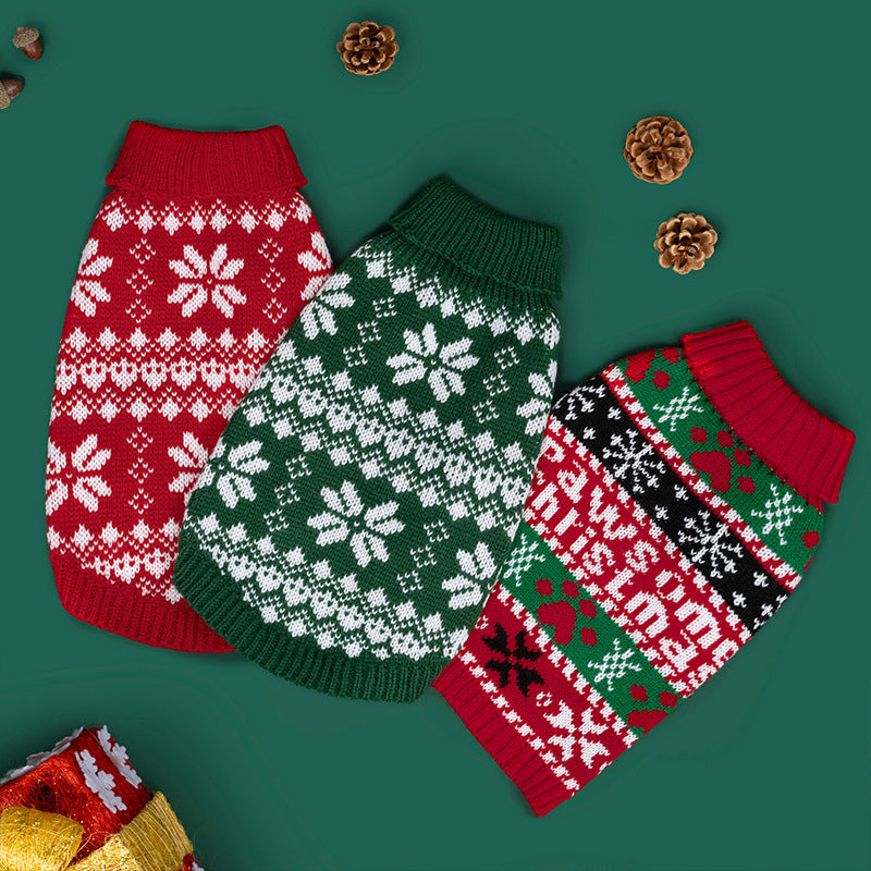 KFX-1600701 Personalized Christmas Sweater for Pets in Various Designs and Sizes