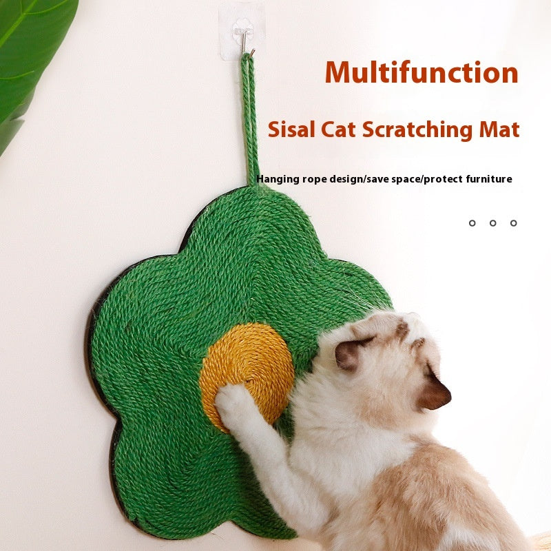 KFX-1601085 Sisal Cat Scratching Board - Colorful, Wear-Resistant Design Without Shedding Chips