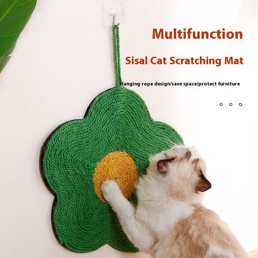 KFX-1601085 Sisal Cat Scratching Board - Colorful, Wear-Resistant Design Without Shedding Chips