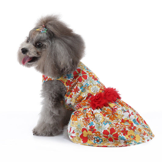 KFX-1601469 Simple Print Skirt for Dogs in Various Colors and Sizes